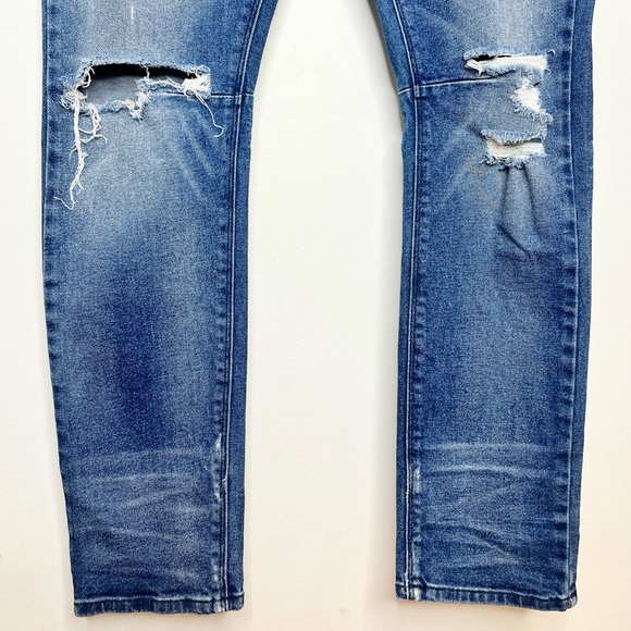 RtA Distressed Slim Leg Boyfriend Jeans - Picture 4 of 10
